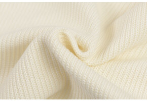 Fijn Gebreide Kabelstof – New Ecru