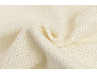 Fijn Gebreide Kabelstof – New Ecru