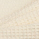 Wafelkatoen Pique New Ecru