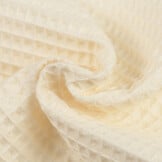 Wafelkatoen Pique New Ecru