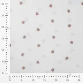 Hydrofiel Stof Embroidery Klavertjes - Brons