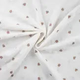 Hydrofiel Stof Embroidery Klavertjes - Brons