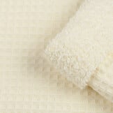 Wafelbadstof - New Ecru