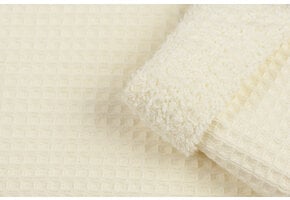 Wafelbadstof - New Ecru