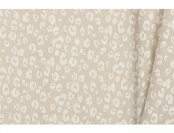 Katoen Poplin Stof Savannah - Licht Beige - Off White