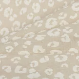 Katoen Poplin Stof Savannah - Licht Beige - Off White