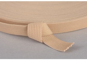 Bandelastiek 15mm - Beige