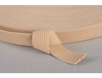 Bandelastiek 15mm - Beige