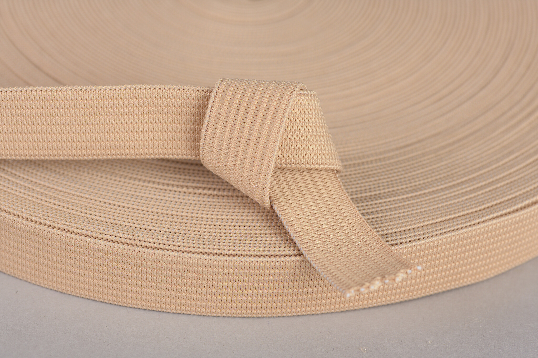 Bandelastiek 15mm - Beige