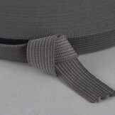Bandelastiek 15mm - Donker Grijs
