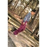 Brede Ribcord Katoen - Dusty Groen