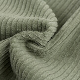 Brede Ribcord Katoen - Dusty Groen