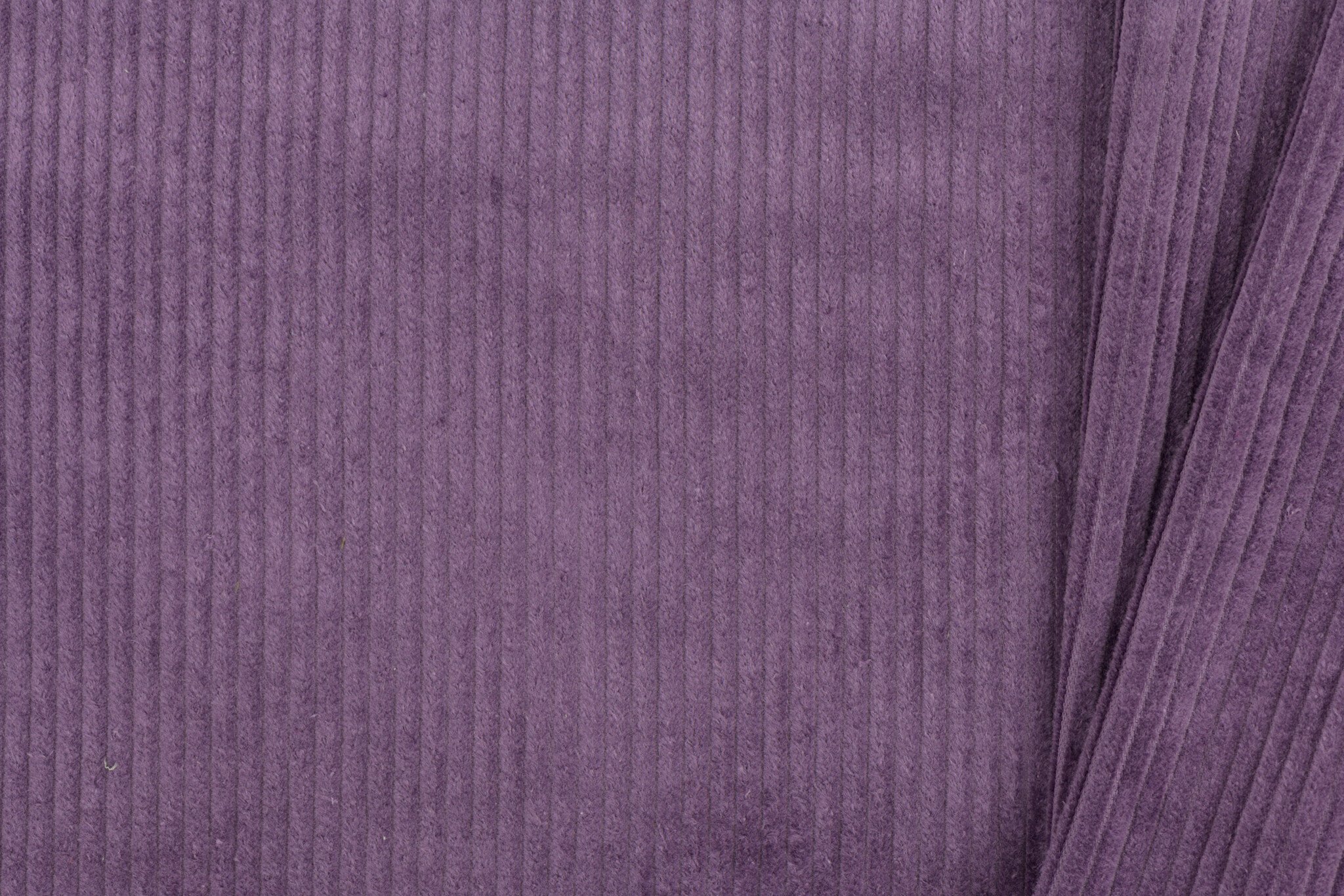 Brede Ribcord Katoen - Dusty Paars