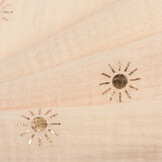 Hydrofiel Stof Foil Zonnetjes - Zand