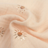 Hydrofiel Stof Foil Zonnetjes - Zand