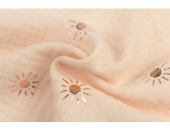 Hydrofiel Stof Foil Zonnetjes - Zand