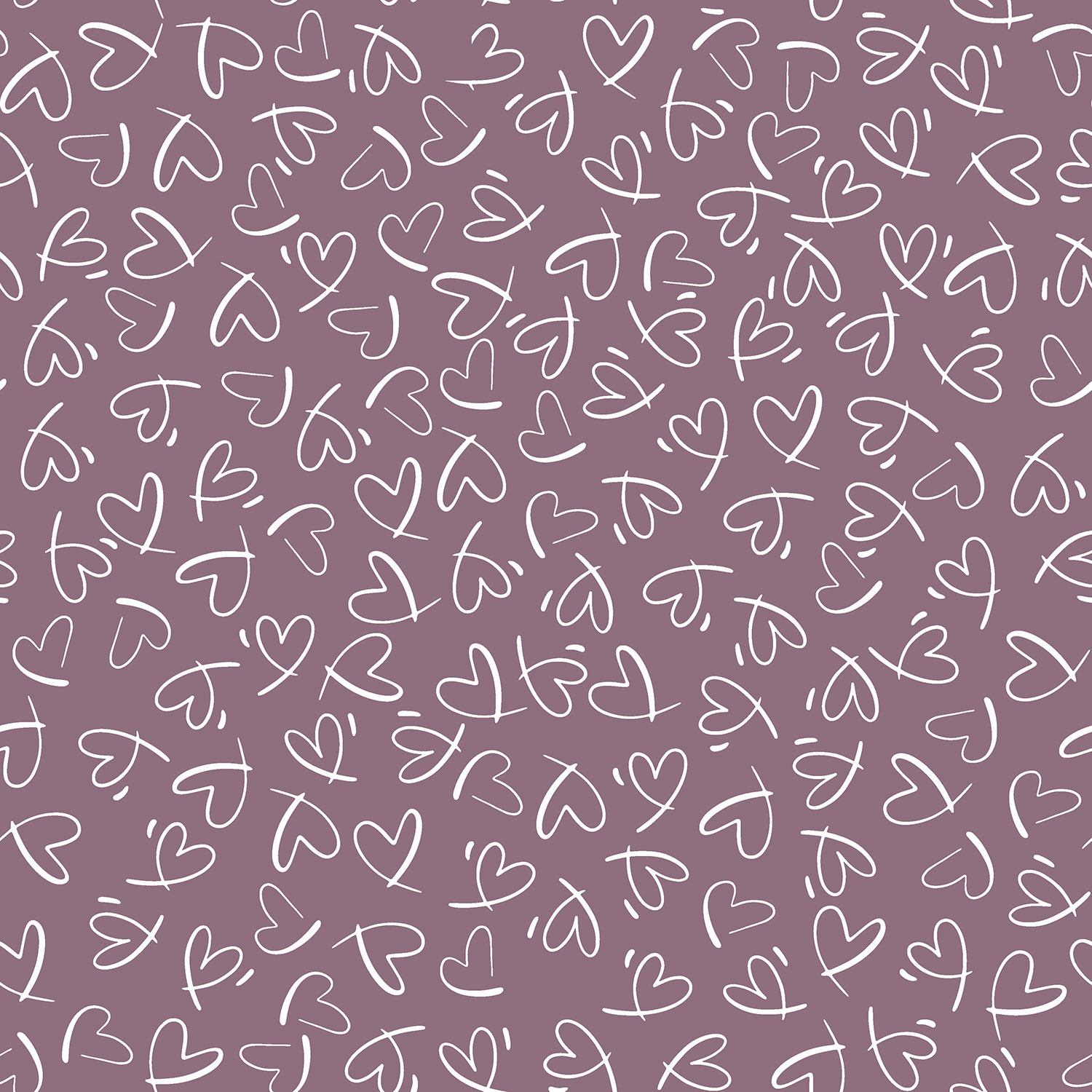 Jersey Katoen Stof – Hartjes Lila