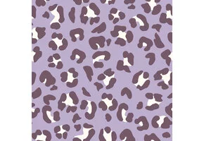 French Terry Crêpe – Luipaardprint Paars