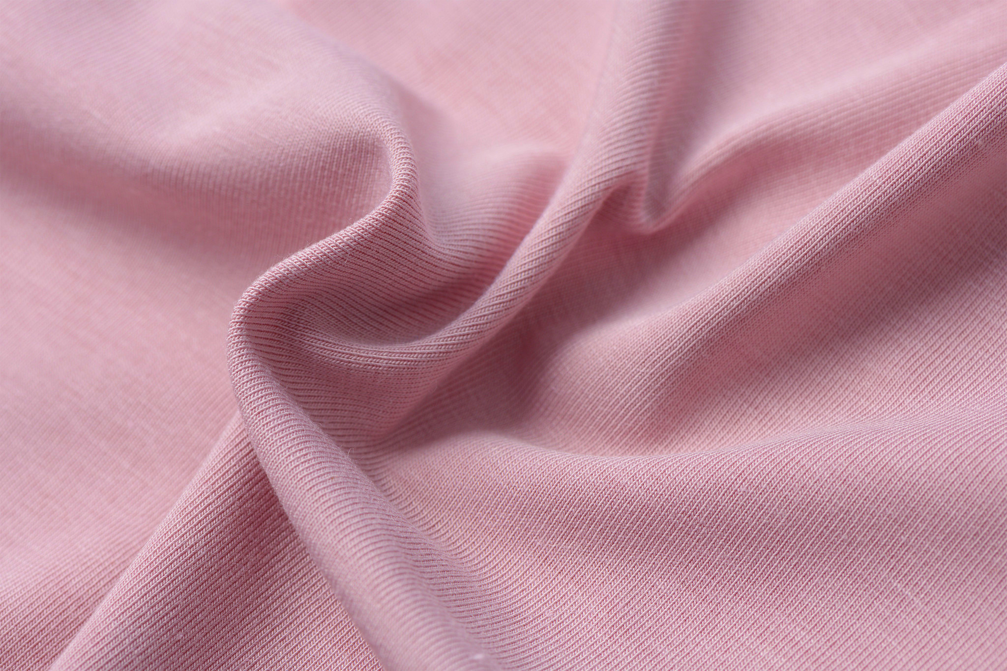 Bamboe Jersey Stof Oud Rose