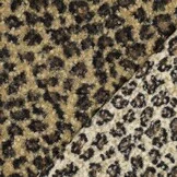 Teddy Bouclé Stof Panterprint - Bruin