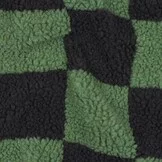 Teddy Stof Ruiten - Antraciet/Groen