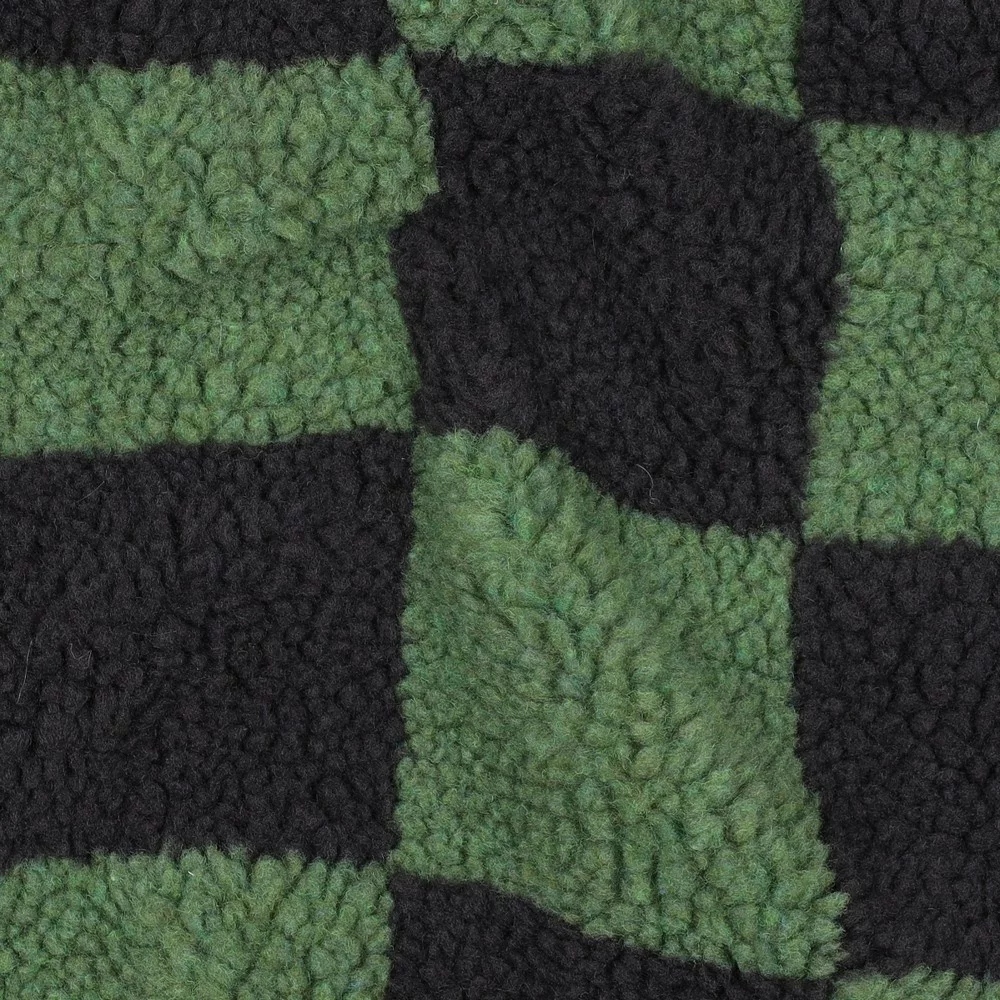 Teddy Stof Ruiten - Antraciet/Groen