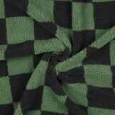 Teddy Stof Ruiten - Antraciet/Groen