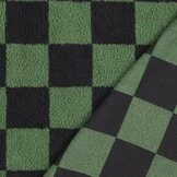 Teddy Stof Ruiten - Antraciet/Groen