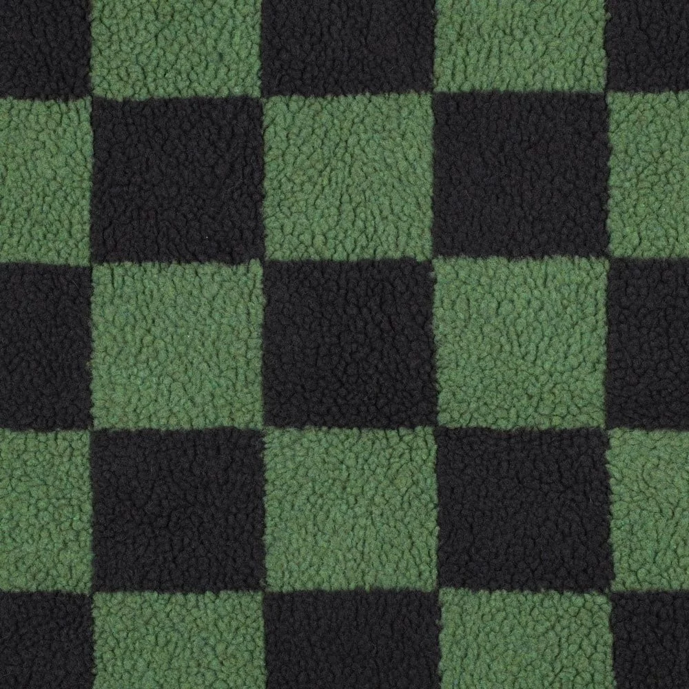 Teddy Stof Ruiten - Antraciet/Groen