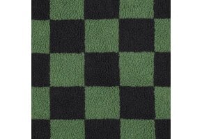 Teddy Stof Ruiten - Antraciet/Groen