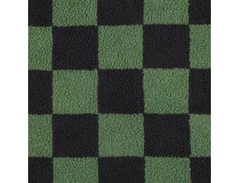 Teddy Stof Ruiten - Antraciet/Groen