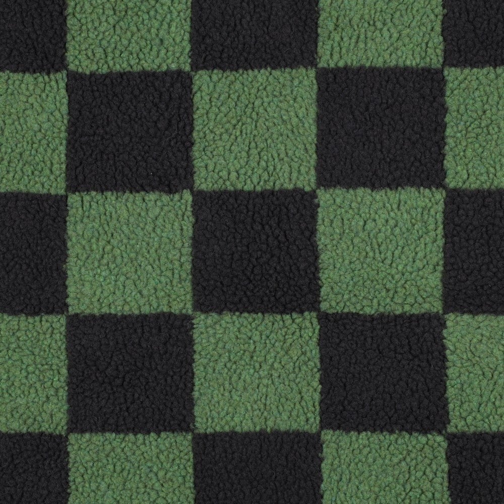 Teddy Stof Ruiten - Antraciet/Groen