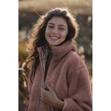 Teddy Fleece Doubleface Stof - Taupe