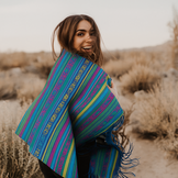 Geweven Mexicaanse Stof 08 – Kleurrijk, Stevig & Decoratief