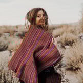 Geweven Mexicaanse Stof 14 – Kleurrijk, Stevig & Decoratief