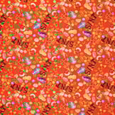 Katoen Poplin Stof Sinterklaas – Rood – Jute Look & Kinderprint