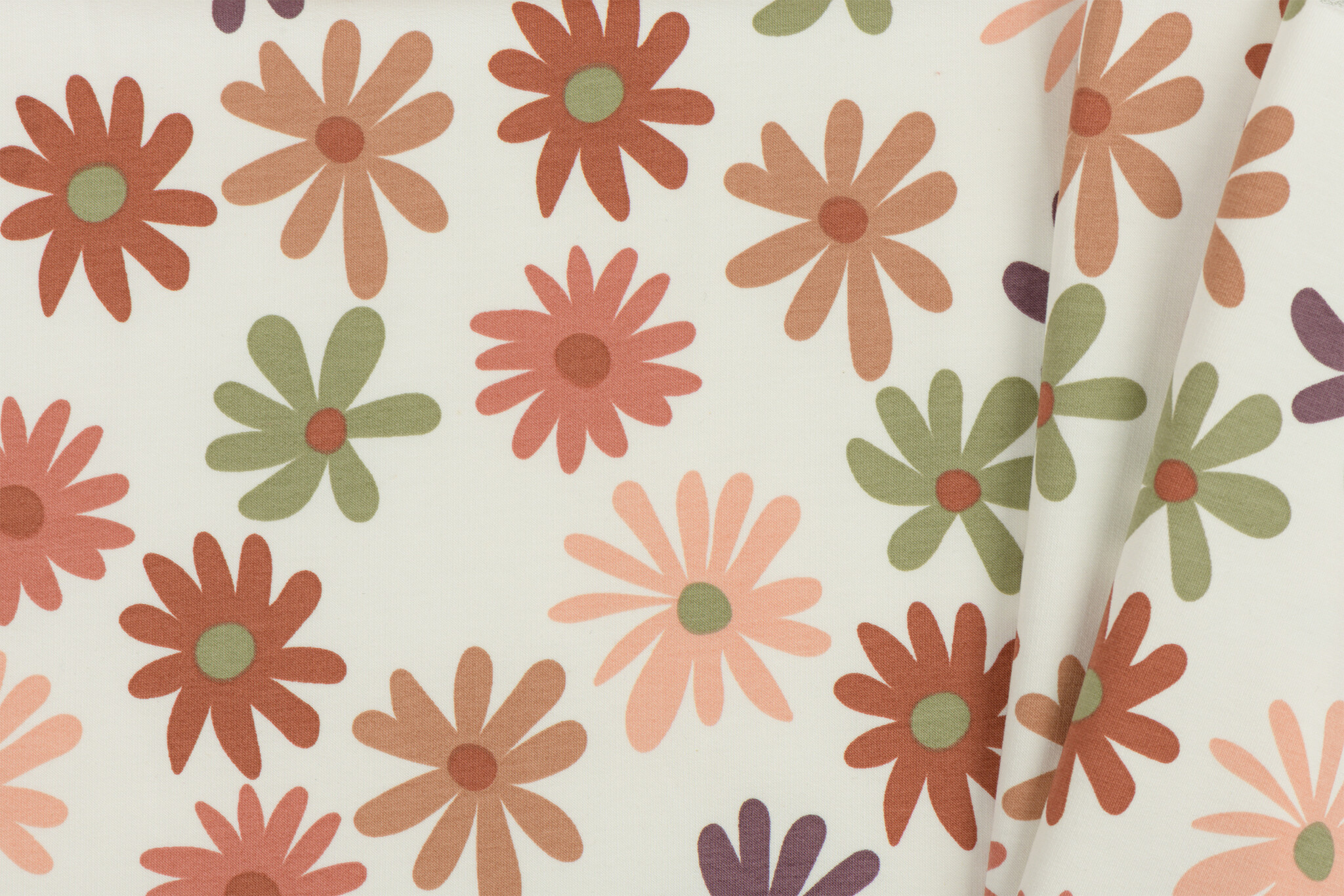 French Terry Stof – Bloemenmix