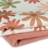 French Terry Stof – Bloemenmix