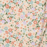 Jersey Katoen Stof – Herfstbloesem Off White