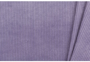 Brede Ribcord Katoen - Lila