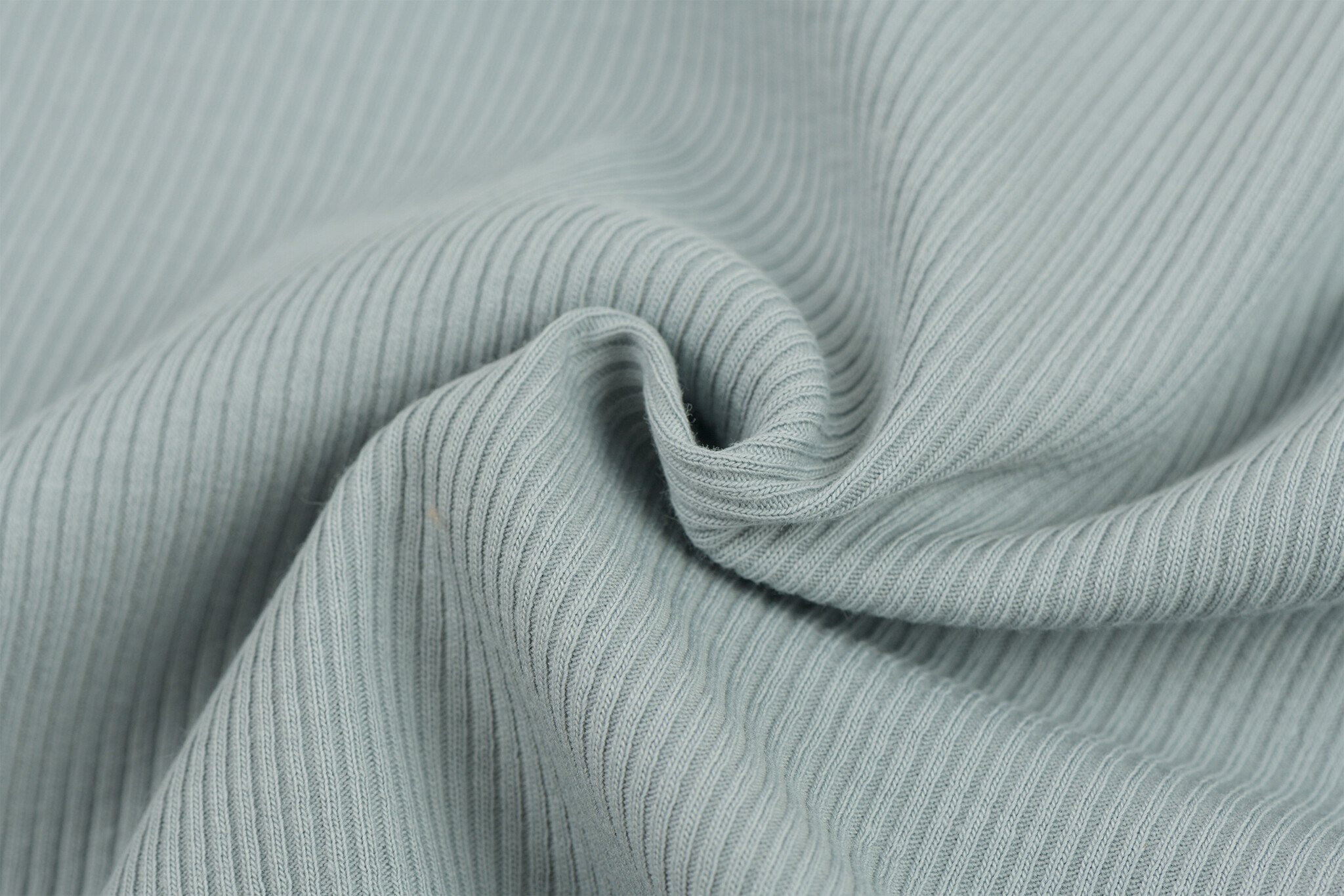 Rib Jersey Stof Staalblauw – Zacht, Rekbaar & Comfortabel
