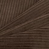 Brede Ribcord Katoen - Donkerbruin