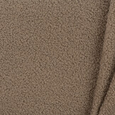 Teddy Fleece Doubleface Stof - Taupe