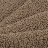 Teddy Fleece Doubleface Stof - Taupe