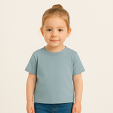 Katoenen Jersey Staalblauw – Zacht, Rekbaar & Ademend