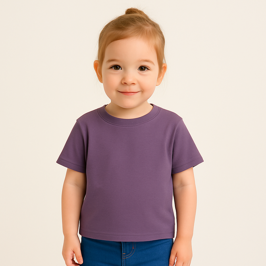 Katoenen Jersey Dusty Paars – Zacht, Rekbaar & Ademend