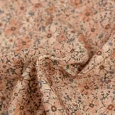 Jersey Katoen Digitale Print - Winter Bloem Cacao