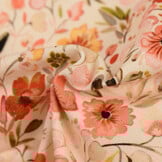 Jersey Katoen Digitale Print - Warme Kleuren Bloem