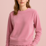 Nicky Velours Stof Roze – Zacht, Rekbaar & Ademend