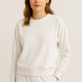 Nicky Velours Stof Wit – Zacht, Rekbaar & Ademend